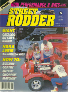 STREET RODDER 1989 AUG - CHOPPING A 1947 SIMCA FOR BONNEVILLE COMP COUPE
